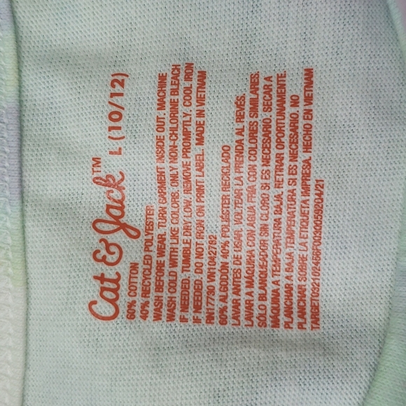 NWT Cat & Jack 2pk girls short sleeve knit dress light purple size large 10-12 - Picture 6 of 6